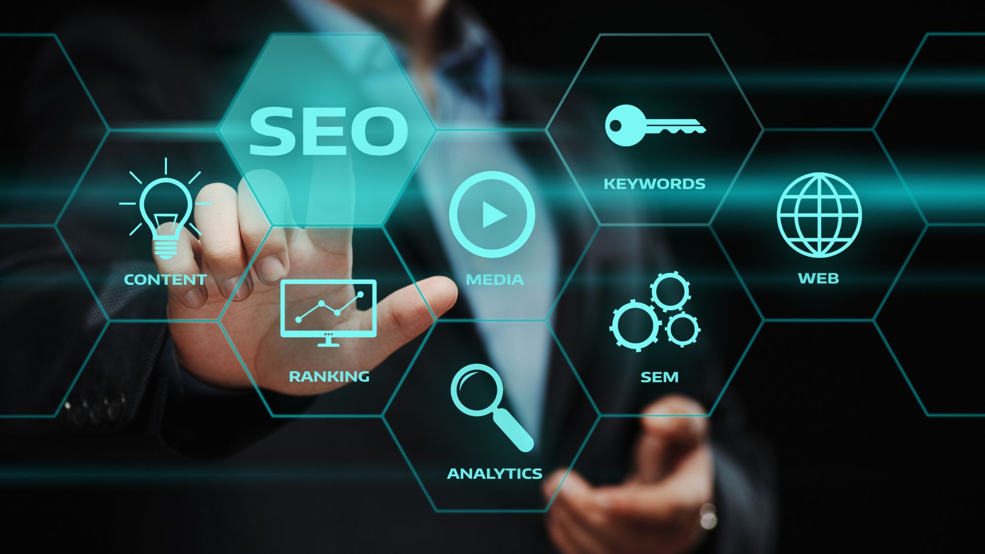 A man figuring professional SEO to boost website ranking