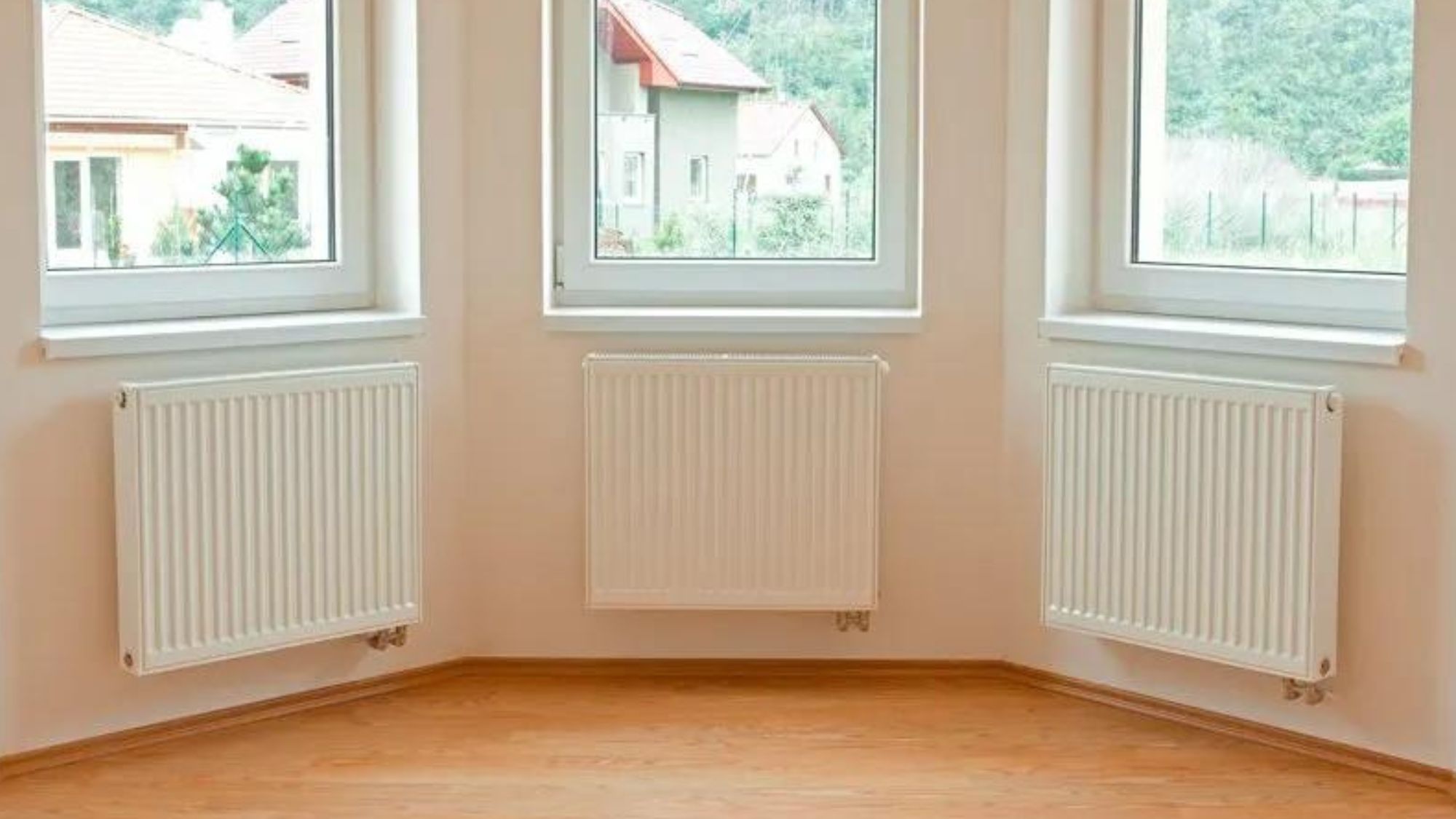 An assortment of eco-friendly radiators in a room